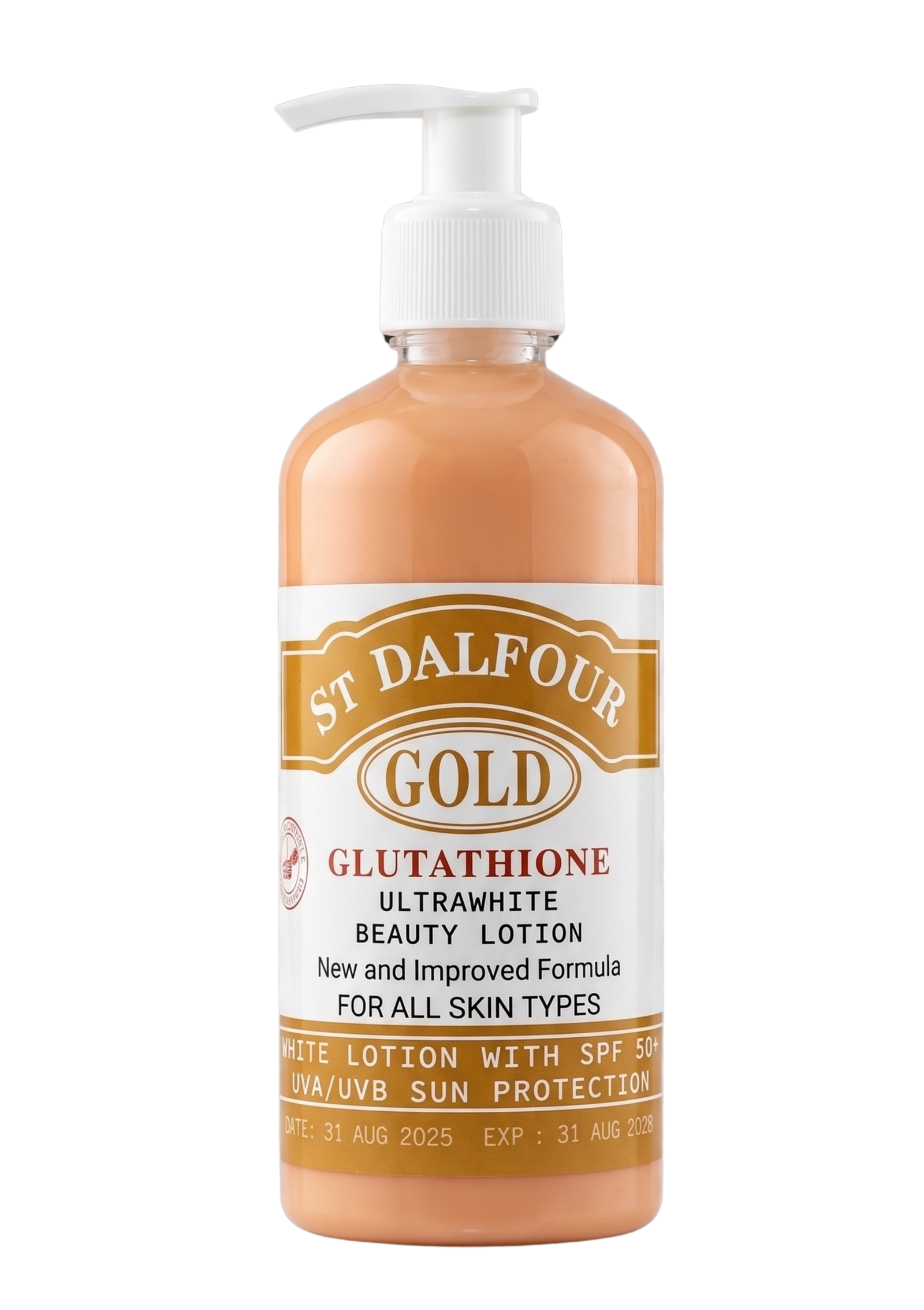 St Dalfour Gold Glutathione Ultrawhite Beauty Lotion